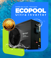 Bomba de Calor - Trocador Ecopool Ultra Inverter 17KW - 60KBTU