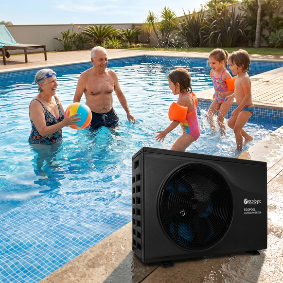 Bomba de Calor - Trocador Ecopool Ultra Inverter 10KW - 35KBTU