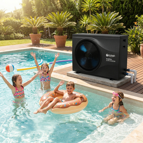 Bomba de Calor - Trocador  Ecopool  Ultra Inverter 7KW - 25KBTU